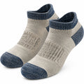 Calzini alla caviglia 39-42 in tessuto a maglia beige e blu per uso quotidiano sportivo