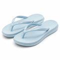 Infradito 42/43 in materiale sintetico azzurro chiaro - suola testurizzata per uso estivo